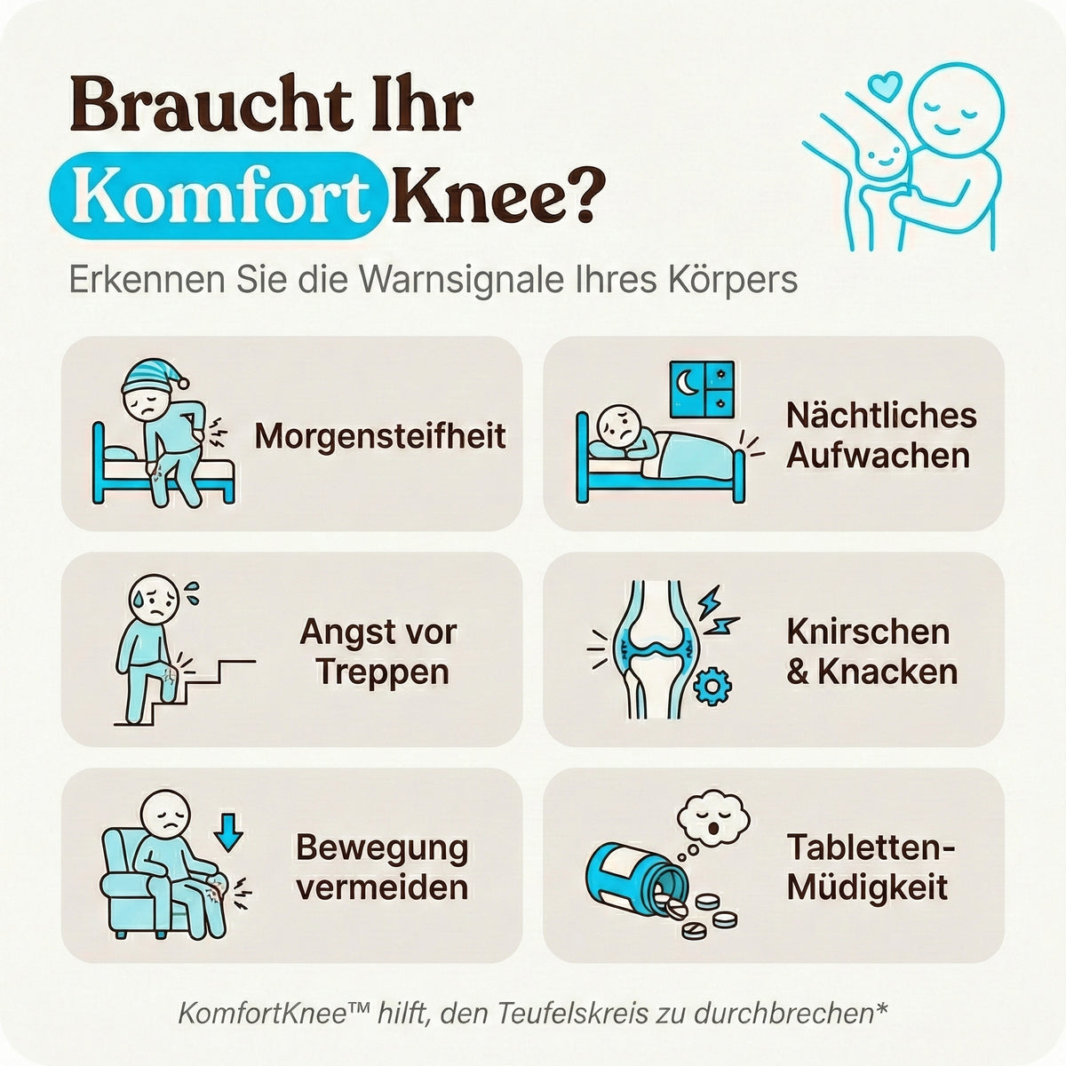 KomfortKnee™ Knie-Massagegerät