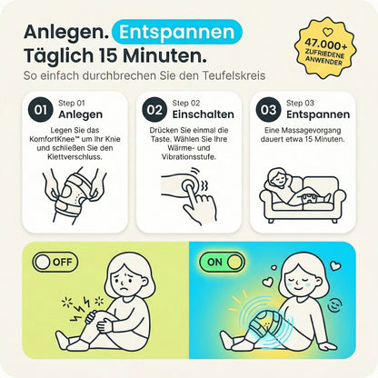 KomfortKnee™ Knie-Massagegerät