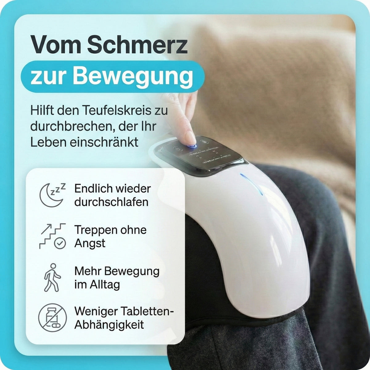 KomfortKnee™ Knie-Massagegerät